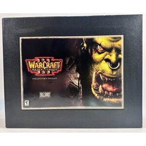 WARCRAFT III 3 Reign of Chaos Game Collector's Edition Blizzard COMPLETE Box Set